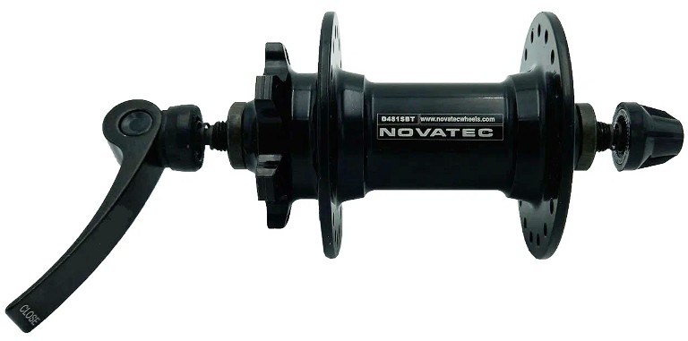 Втулка Novatec передняя, под дисковый тормоз D481SBT, 32H, с эксцентриком