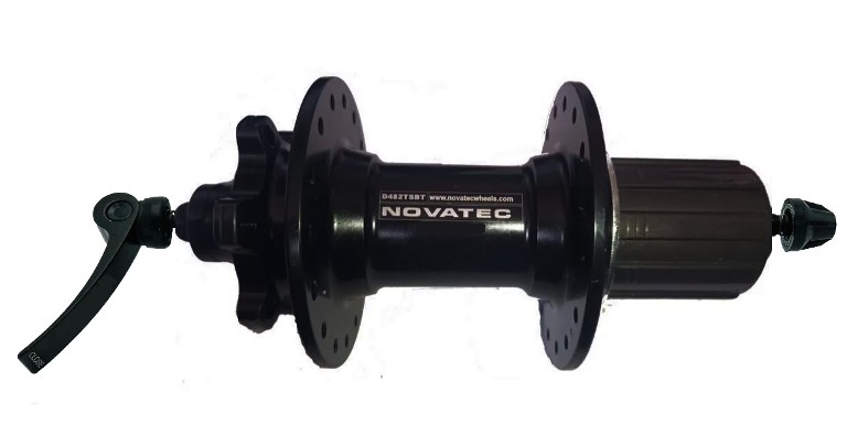 Втулка Novatec задняя, под диск. тормоз, D482TSBT 32H, под кассету 8-11 ск, с эксцентриком